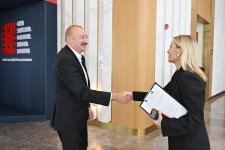 President Ilham Aliyev attends opening of 4th Shusha Global Media Forum (PHOTO)