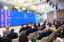 President Ilham Aliyev attends opening of 4th Shusha Global Media Forum (PHOTO)