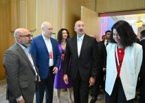 President Ilham Aliyev attends opening of 4th Shusha Global Media Forum (PHOTO)