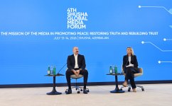 President Ilham Aliyev attends opening of 4th Shusha Global Media Forum (PHOTO)