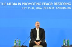President Ilham Aliyev attends opening of 4th Shusha Global Media Forum (PHOTO)