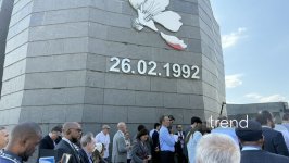 Shusha Global Media Forum participants visit Khojaly Genocide Memorial (PHOTO)