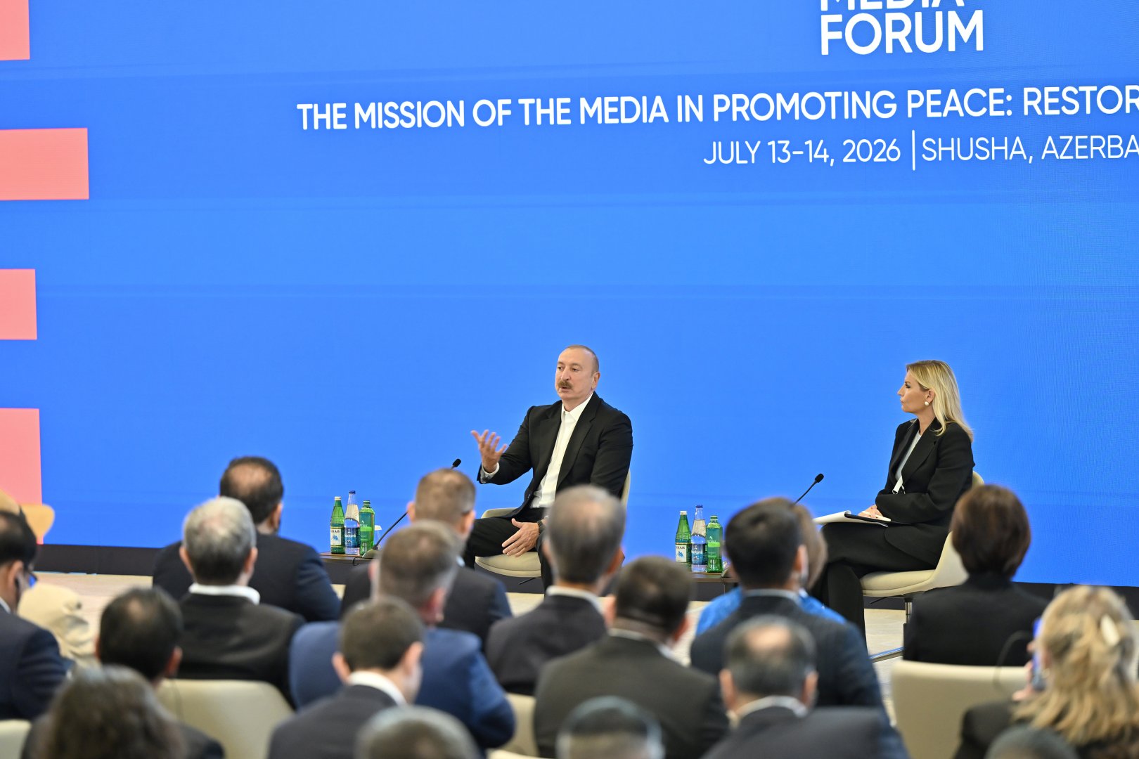 President Ilham Aliyev attends opening of 4th Shusha Global Media Forum (PHOTO)