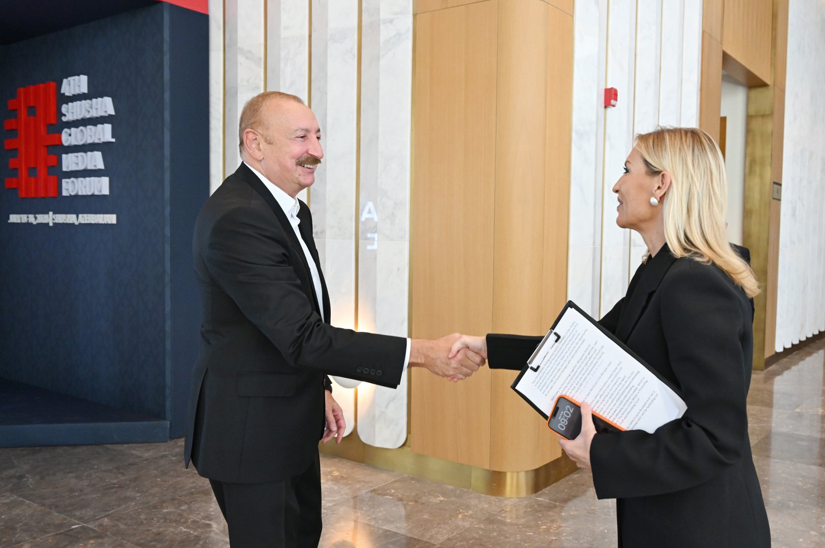 President Ilham Aliyev attends opening of 4th Shusha Global Media Forum (PHOTO)