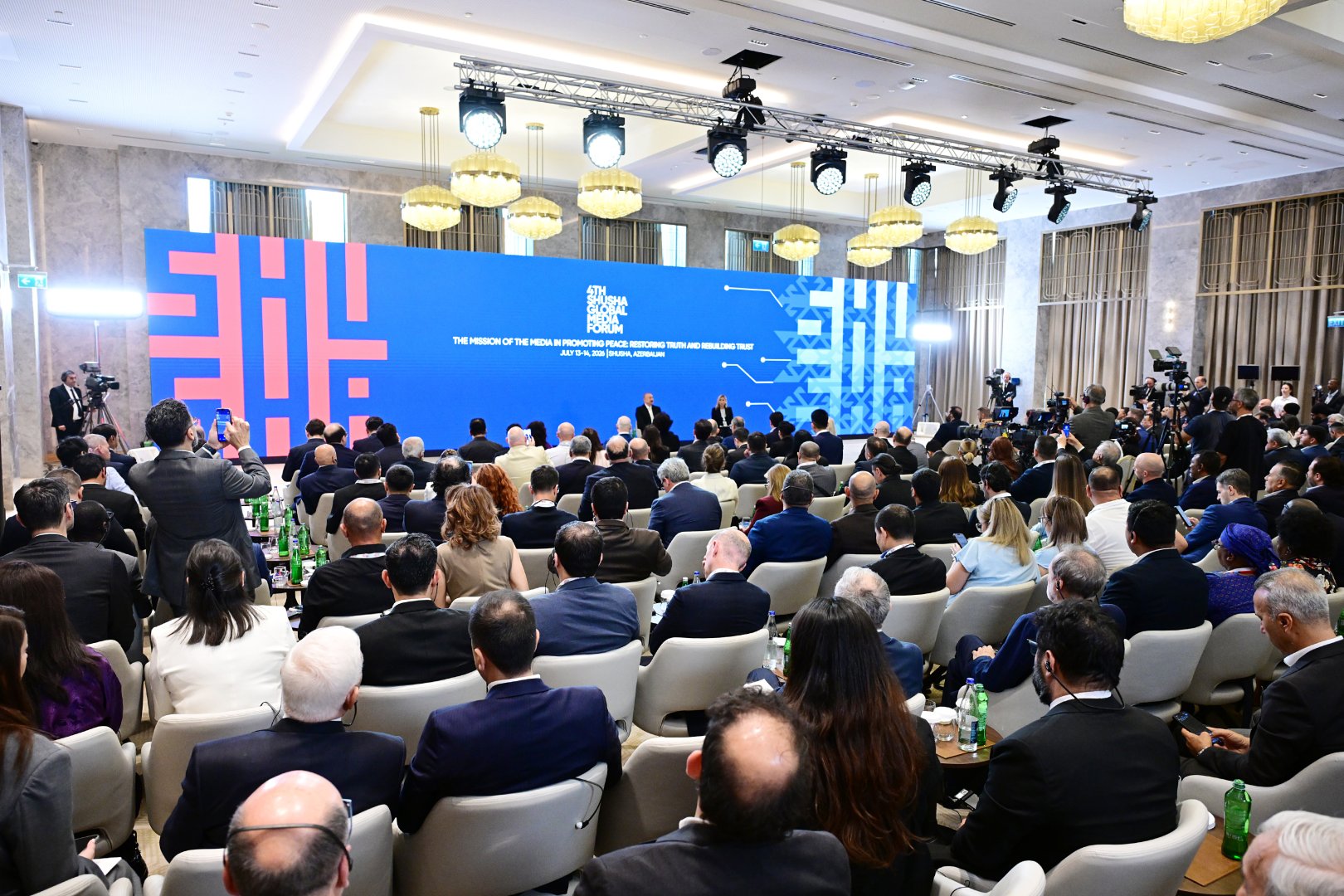 President Ilham Aliyev attends opening of 4th Shusha Global Media Forum (PHOTO)