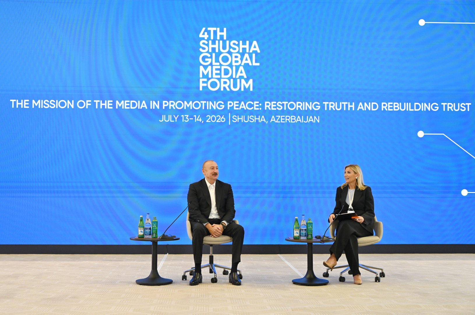 President Ilham Aliyev attends opening of 4th Shusha Global Media Forum (PHOTO)