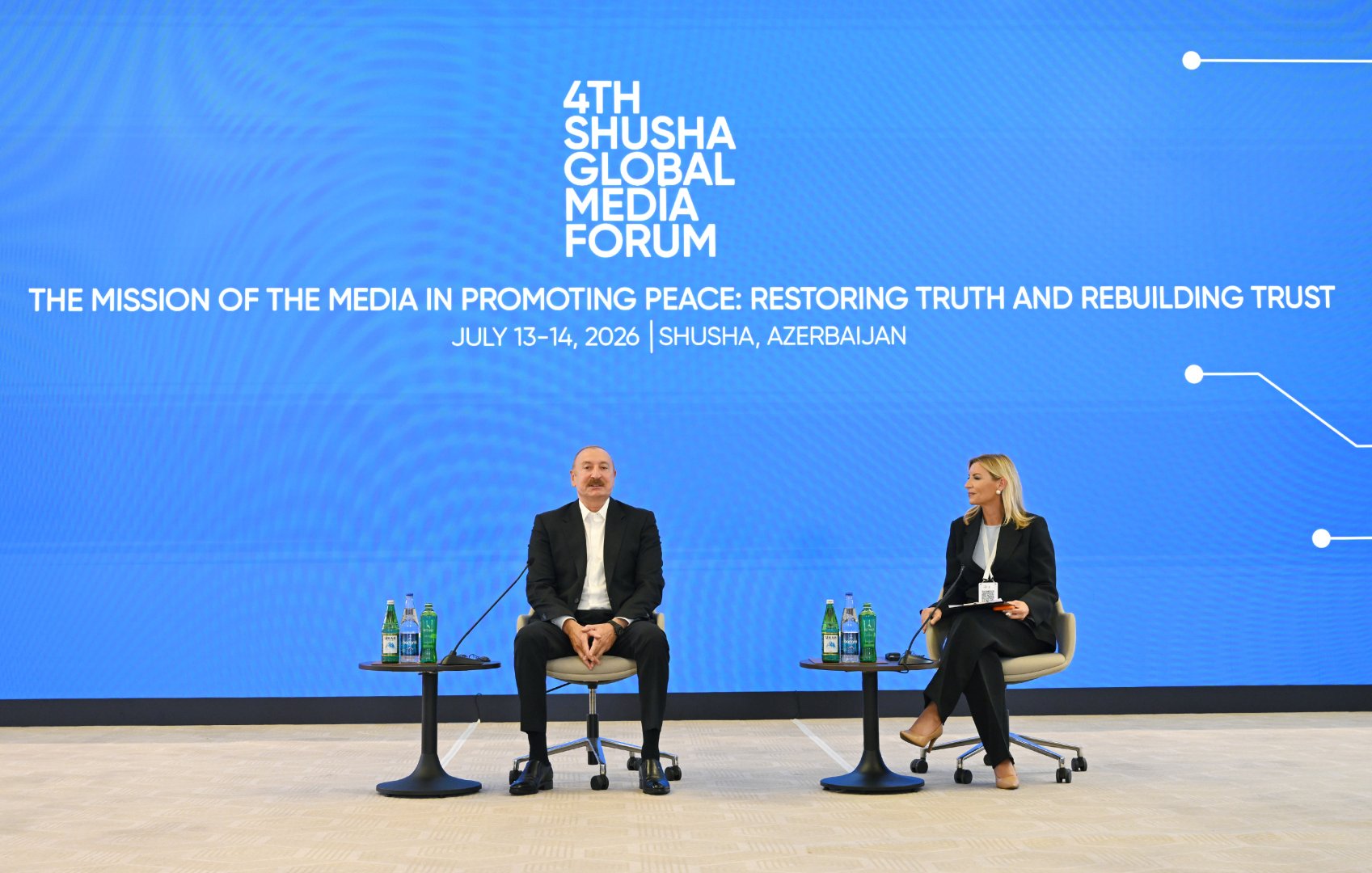 President Ilham Aliyev attends opening of 4th Shusha Global Media Forum (PHOTO)