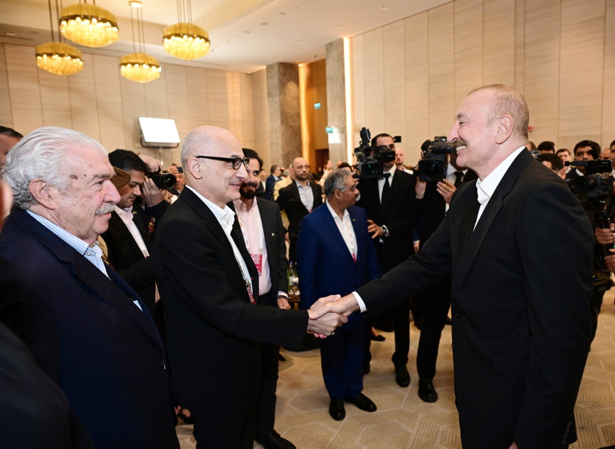 President Ilham Aliyev attends opening of 4th Shusha Global Media Forum (PHOTO)