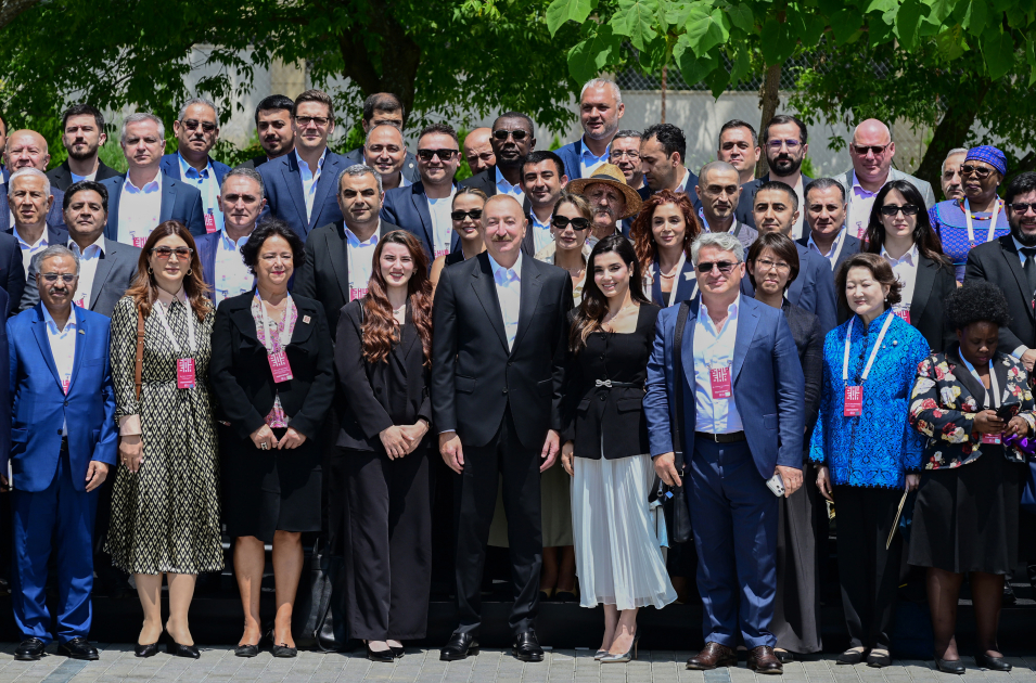President Ilham Aliyev attends opening of 4th Shusha Global Media Forum (PHOTO)