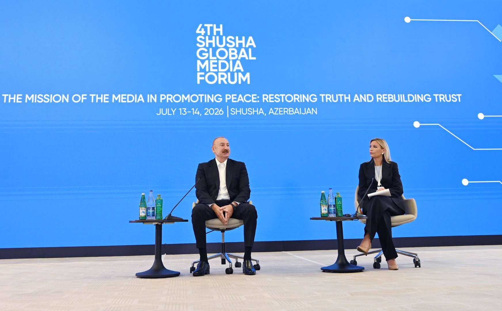 President Ilham Aliyev attends opening of 4th Shusha Global Media Forum (PHOTO)
