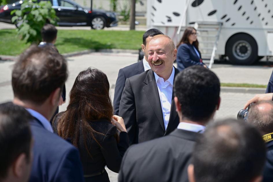 President Ilham Aliyev attends opening of 4th Shusha Global Media Forum (PHOTO)