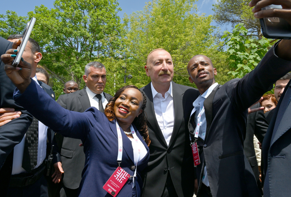 President Ilham Aliyev attends opening of 4th Shusha Global Media Forum (PHOTO)