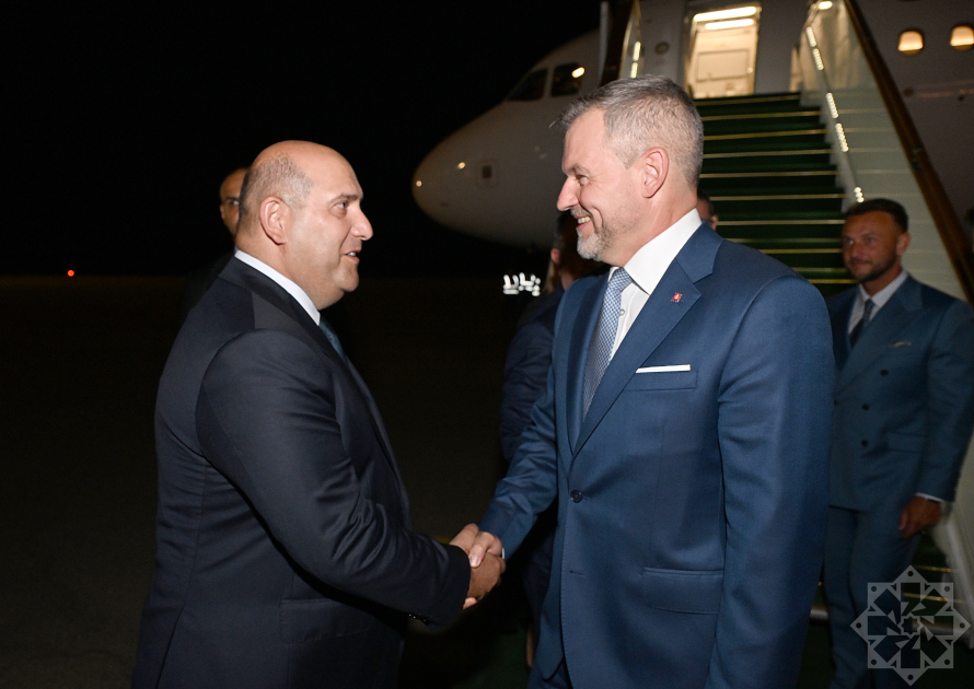 Slovak President Peter Pellegrini embarks on official visit to Azerbaijan (PHOTO)
