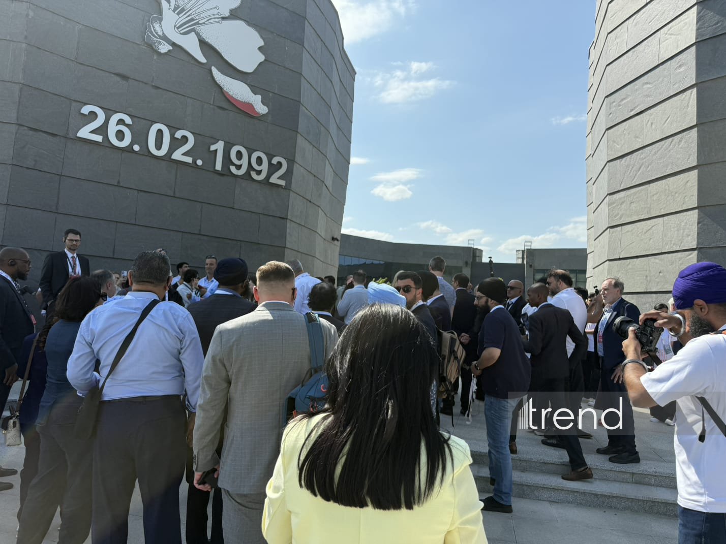 Shusha Global Media Forum participants visit Khojaly Genocide Memorial (PHOTO)