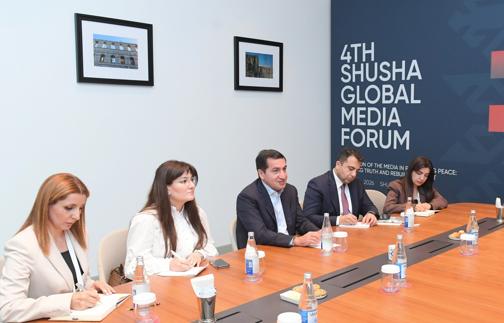 Presidential aide Hikmet Hajiyev meets with Turkish delegation in Shusha (PHOTO)