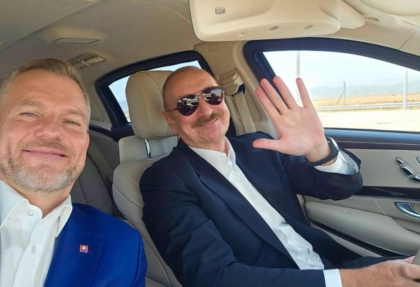 Slovak President expresses gratitude to President Ilham Aliyev for warm hospitality (PHOTO)