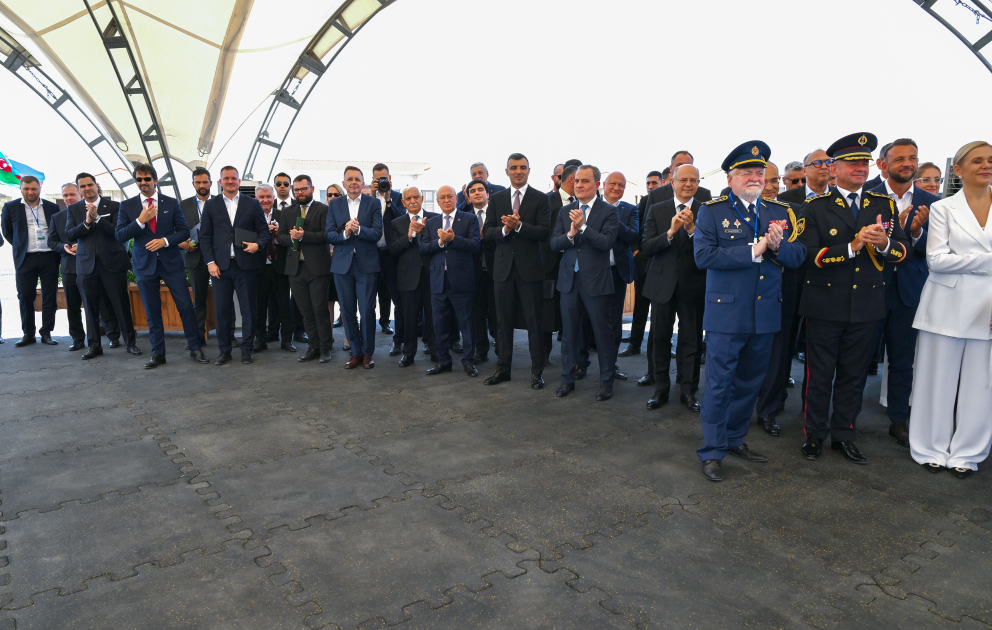 President Ilham Aliyev, President of Slovakia review construction progress in Bash Garvand village of Aghdam district (PHOTO)
