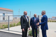President Ilham Aliyev, President of Slovakia review construction progress in Bash Garvand village of Aghdam district (PHOTO)