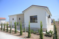 President Ilham Aliyev, President of Slovakia review construction progress in Bash Garvand village of Aghdam district (PHOTO)