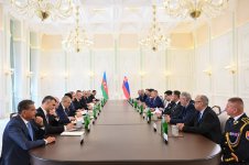 President Ilham Aliyev holds expanded meeting with President of Slovakia in Shusha (PHOTO)