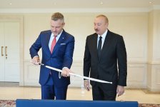 President Ilham Aliyev holds expanded meeting with President of Slovakia in Shusha (PHOTO/VIDEO)