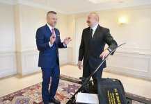 President Ilham Aliyev holds expanded meeting with President of Slovakia in Shusha (PHOTO/VIDEO)