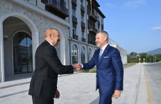 Official luncheon hosted in Khankendi on behalf of President Ilham Aliyev in honor of Slovak President (PHOTO)