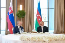 Official luncheon hosted in Khankendi on behalf of President Ilham Aliyev in honor of Slovak President (PHOTO)