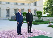 Shusha hosts official welcome ceremony for President of Slovakia (PHOTO)