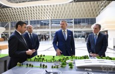 Slovak President departs Fuzuli Airport for Baku (PHOTO)
