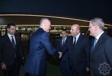 Slovak President departs Fuzuli Airport for Baku (PHOTO)