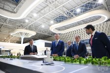 Slovak President departs Fuzuli Airport for Baku (PHOTO)