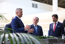 Slovak President departs Fuzuli Airport for Baku (PHOTO)