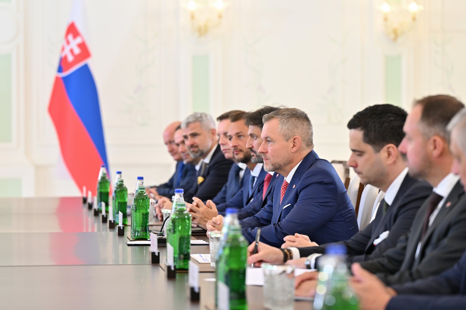 President Ilham Aliyev holds expanded meeting with President of Slovakia in Shusha (PHOTO)