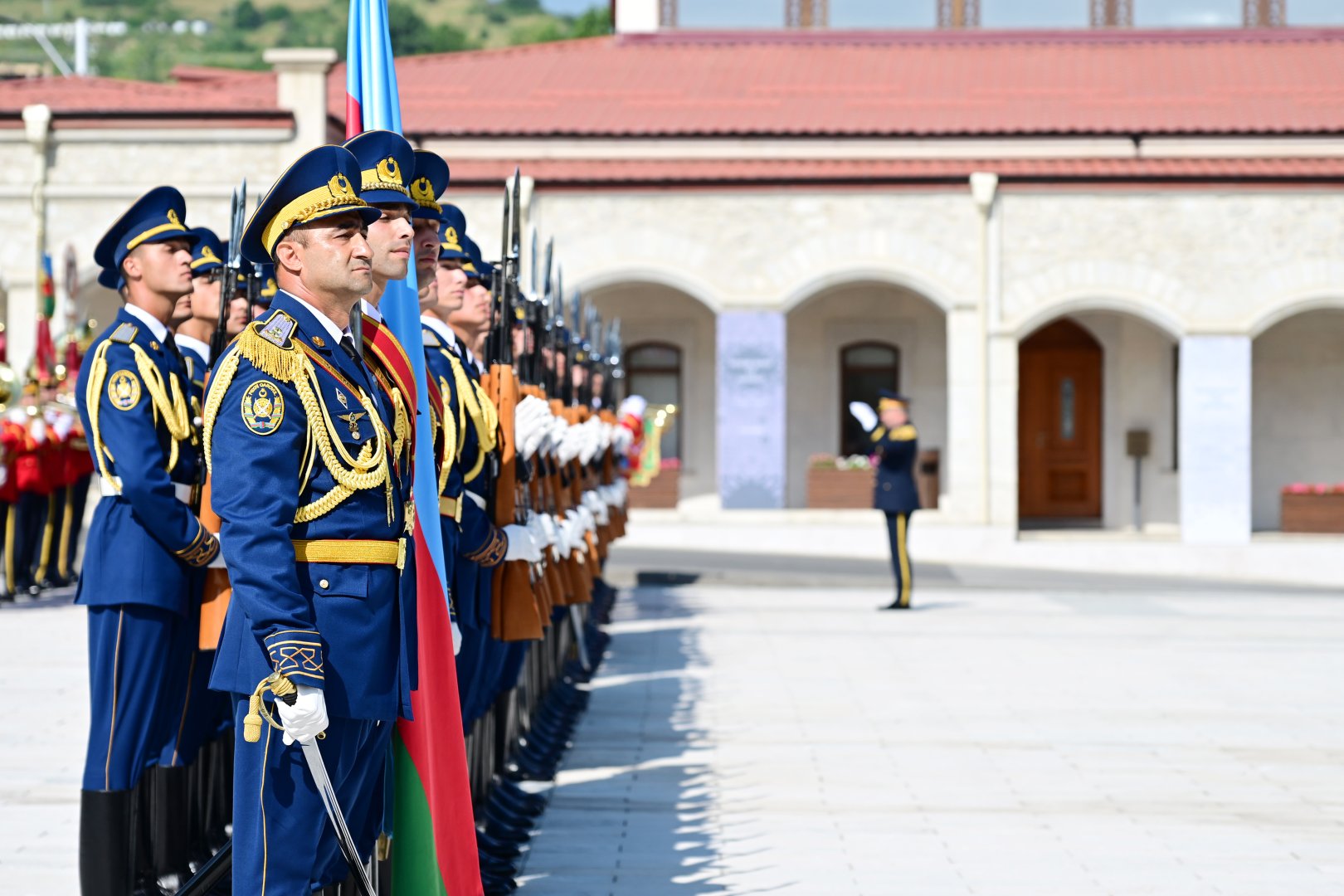 Shusha hosts official welcome ceremony for President of Slovakia (PHOTO)