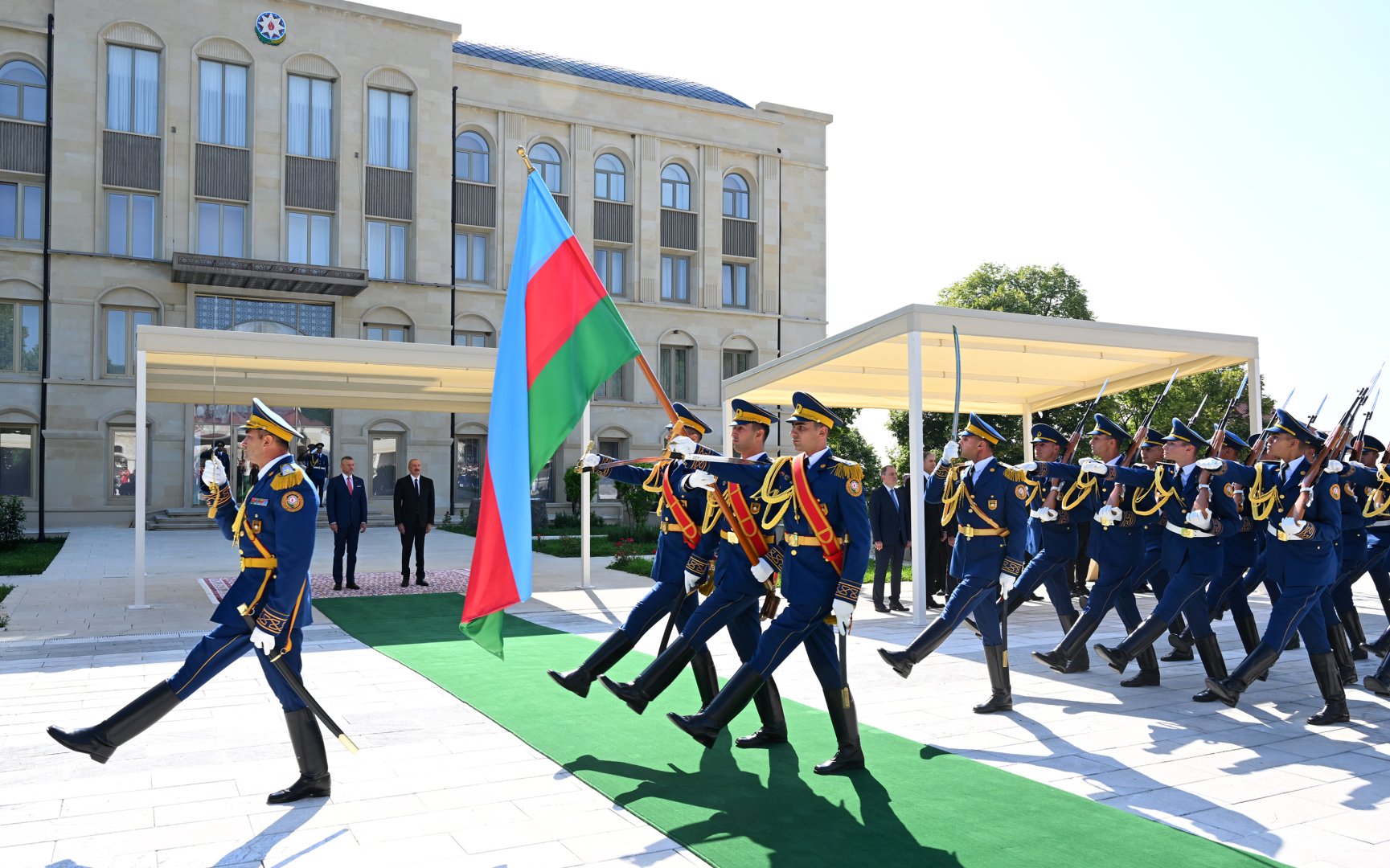 Shusha hosts official welcome ceremony for President of Slovakia (PHOTO)