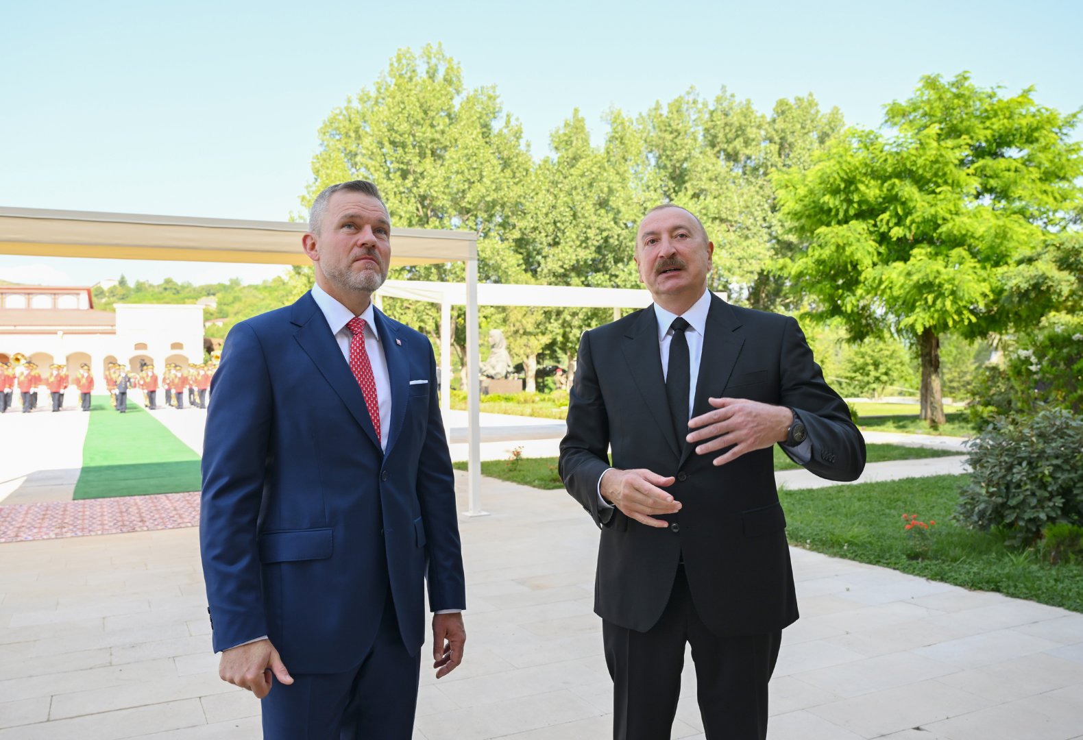 Shusha hosts official welcome ceremony for President of Slovakia (PHOTO)