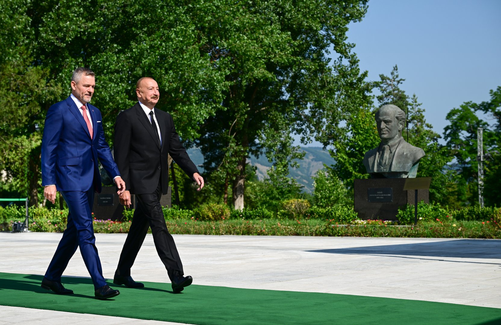 Shusha hosts official welcome ceremony for President of Slovakia (PHOTO)