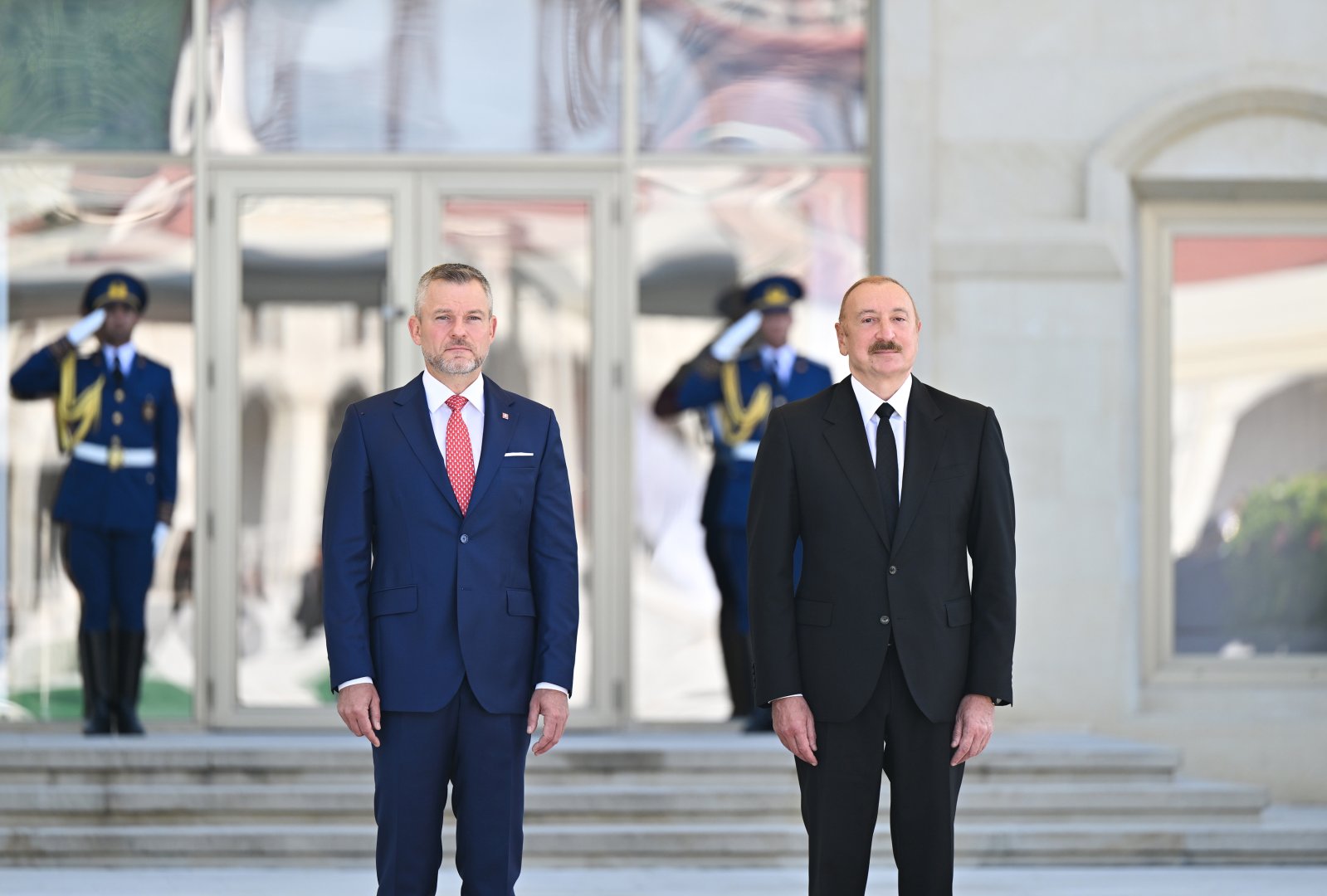 Shusha hosts official welcome ceremony for President of Slovakia (PHOTO)