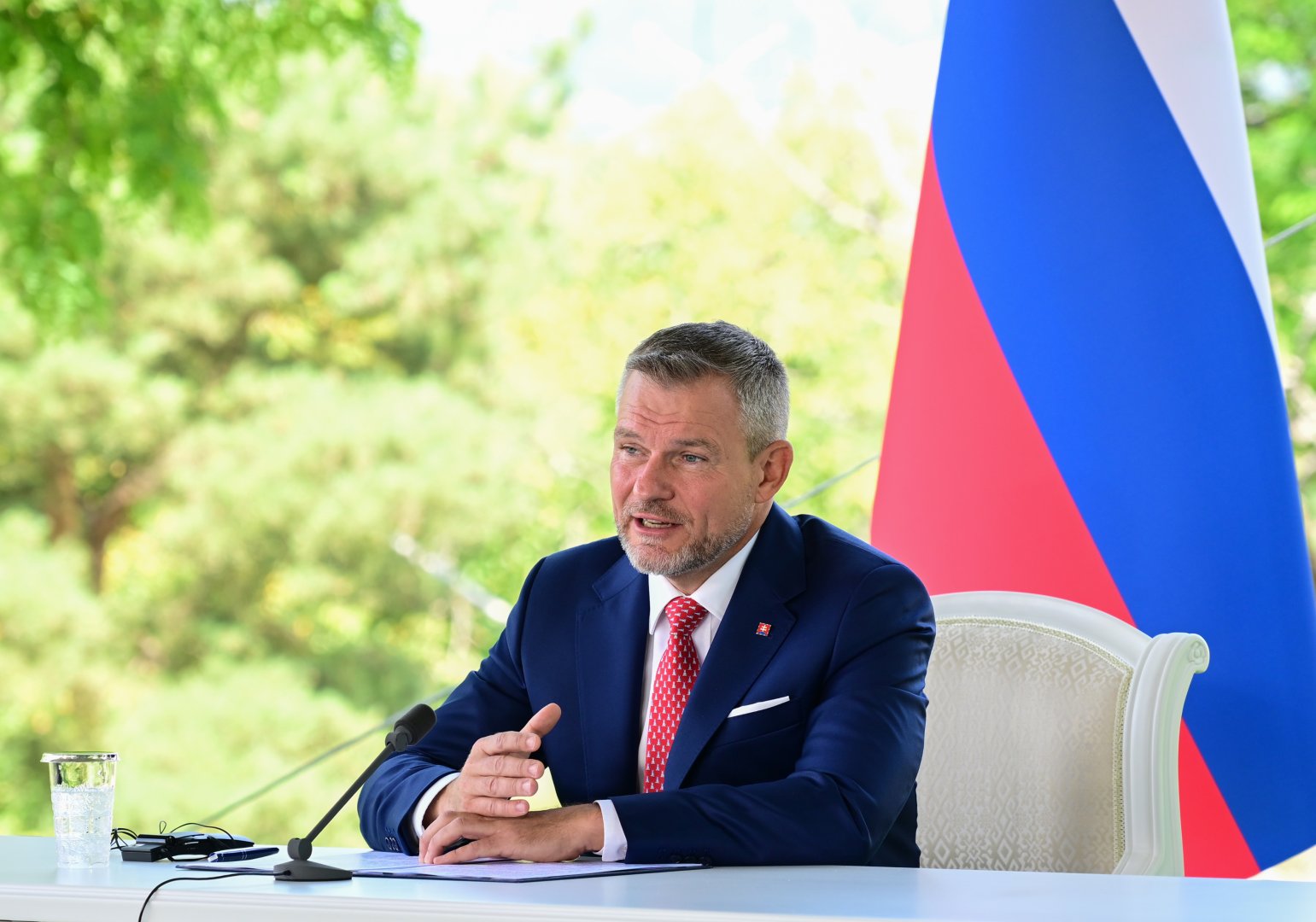 President Ilham Aliyev, President of Slovakia make press statements (PHOTO/VIDEO)