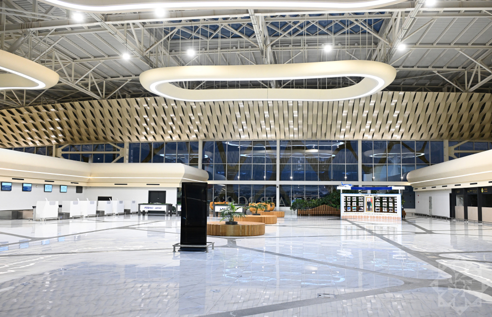 Slovak President departs Fuzuli Airport for Baku (PHOTO)