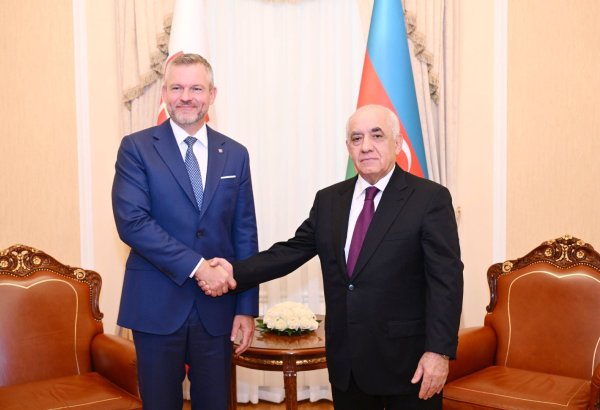 Azerbaijan's PM, Slovak President discuss expanding strategic partnership (PHOTO)
