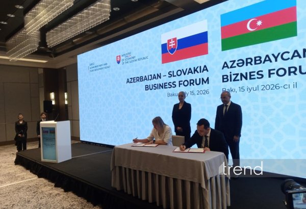 Azerbaijan and Slovakia sign tourism cooperation memorandum