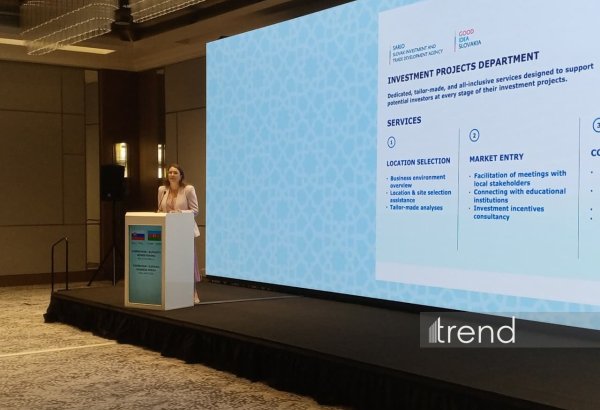 SARIO ready to assist Azerbaijani investors in implementing projects in Slovakia - official