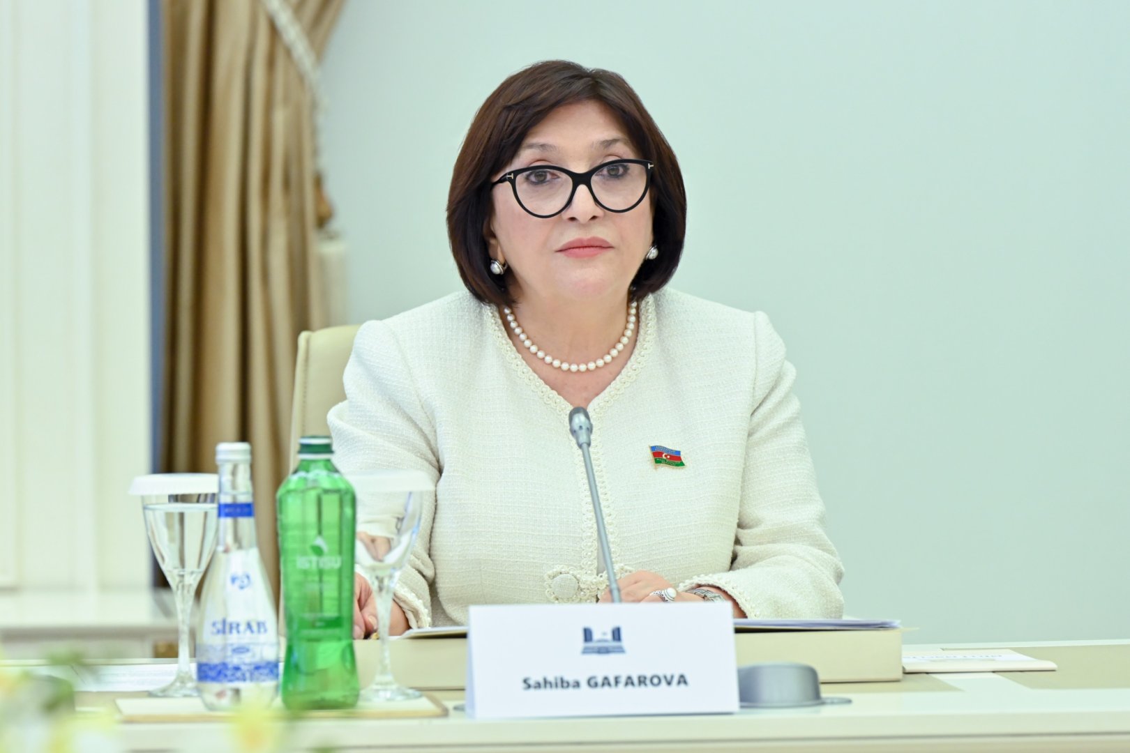 Azerbaijan’s Parliament Speaker meets with President of Slovakia (PHOTO)