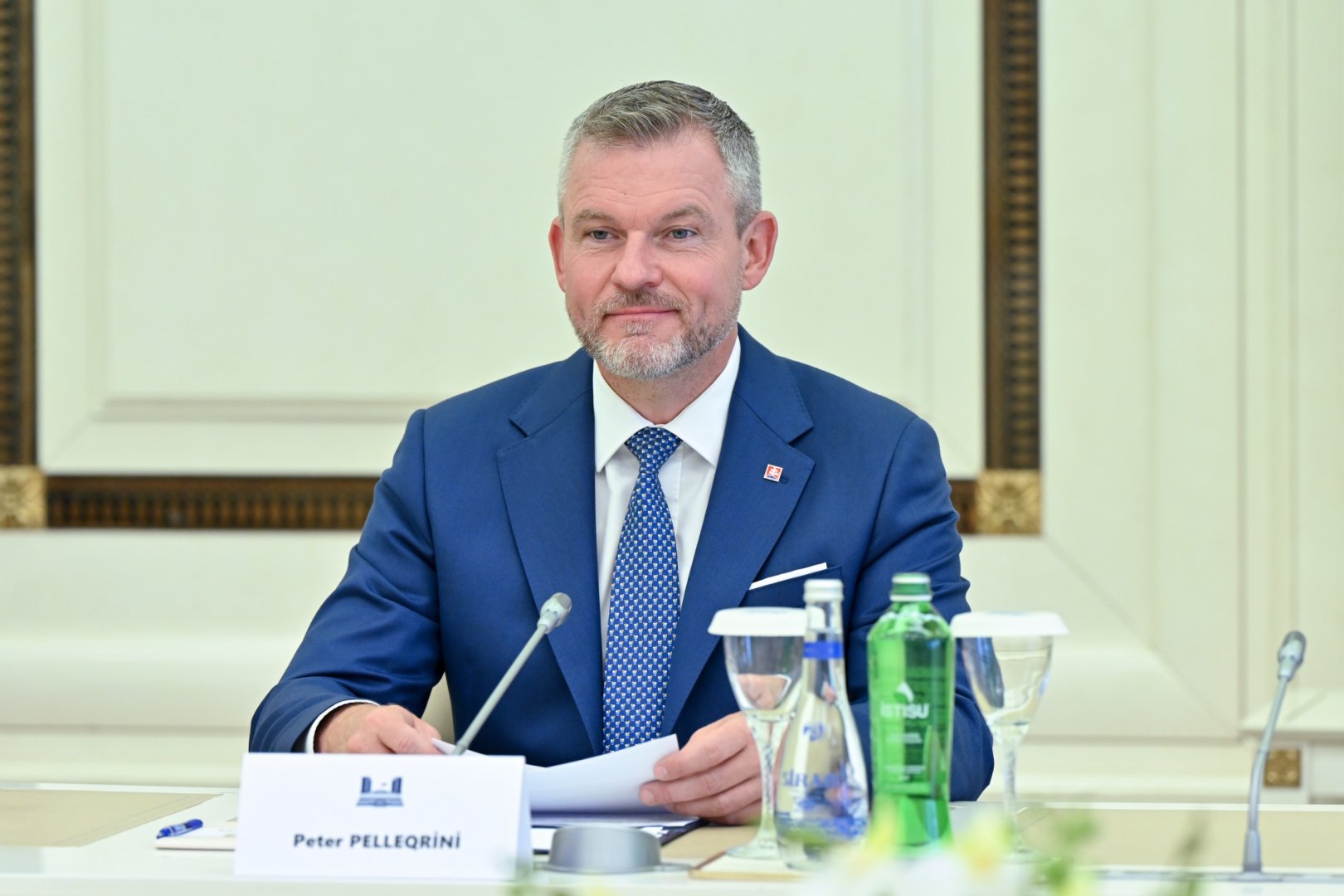Azerbaijan’s Parliament Speaker meets with President of Slovakia (PHOTO)