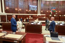 Azerbaijan’s Parliament Speaker meets with President of Slovakia (PHOTO)