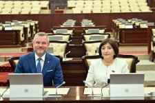 Azerbaijan’s Parliament Speaker meets with President of Slovakia (PHOTO)