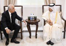 Azerbaijan's PM signs condolence book at Qatar Embassy in Baku (PHOTO)