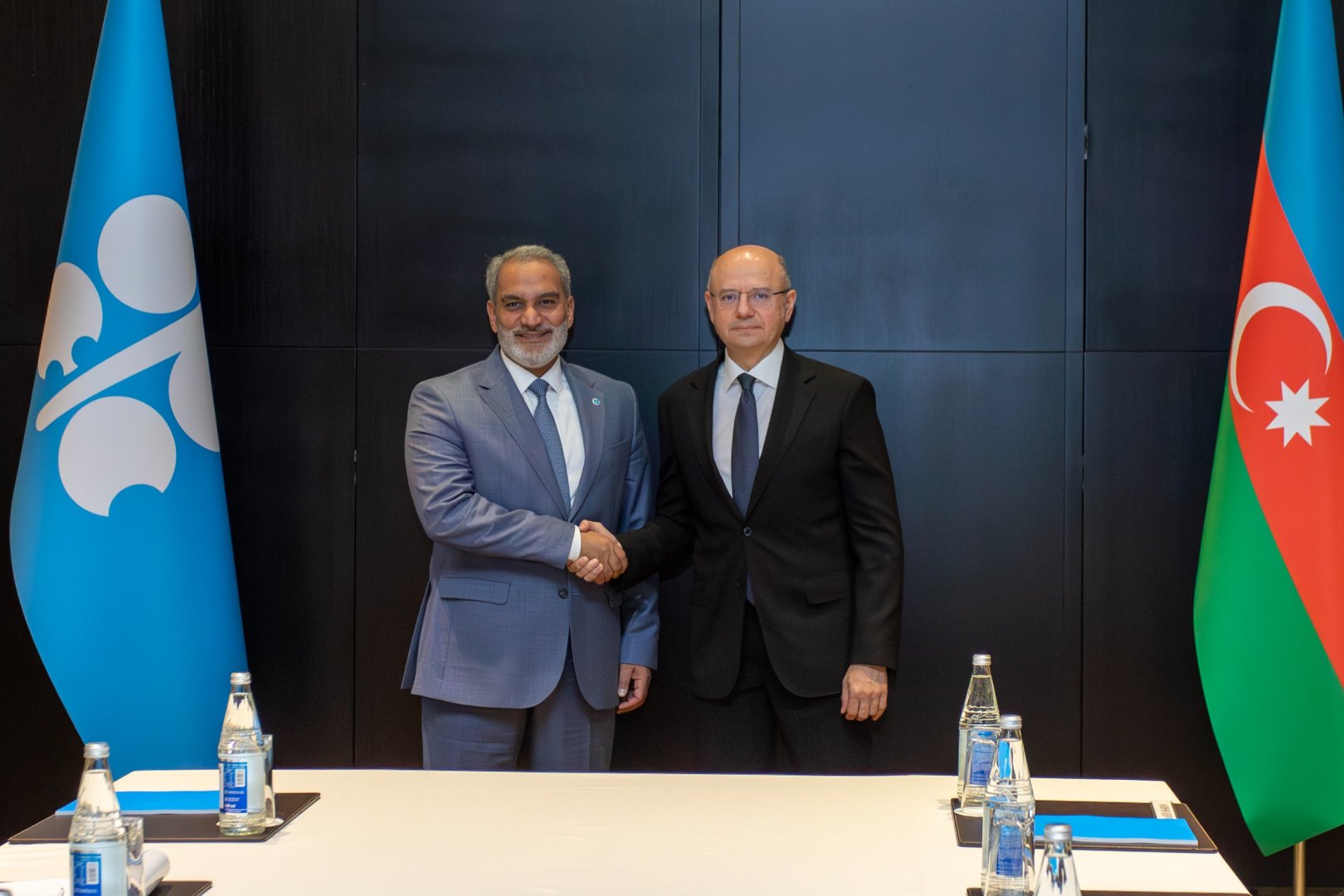 Azerbaijan's energy minister meets OPEC secretary general in Baku (PHOTO)